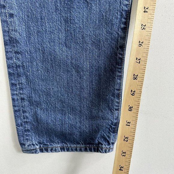 AG Adriano Goldschmied Jeans Men 38x33 Blue Tellis Straight Modern Slim Stretch - Picture 10 of 11